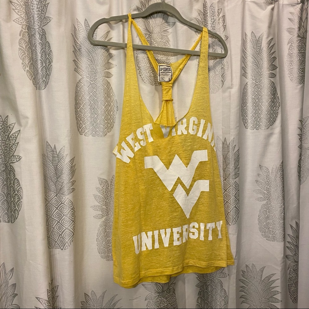VS PINK WVU Tank Top
